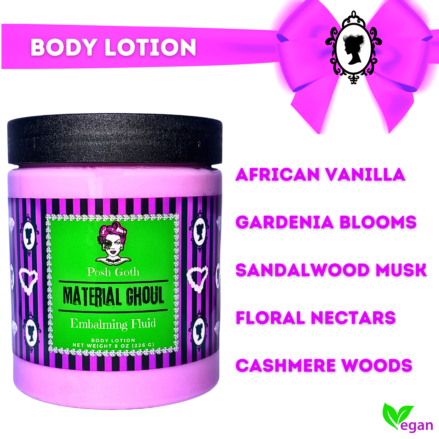 Material Ghoul Goth Body Lotion