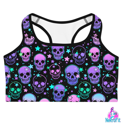 Goth Gym Clothes Sports Bra 