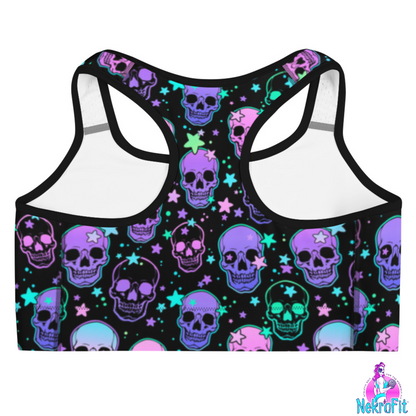 Goth Gym Clothes Sports Bra 