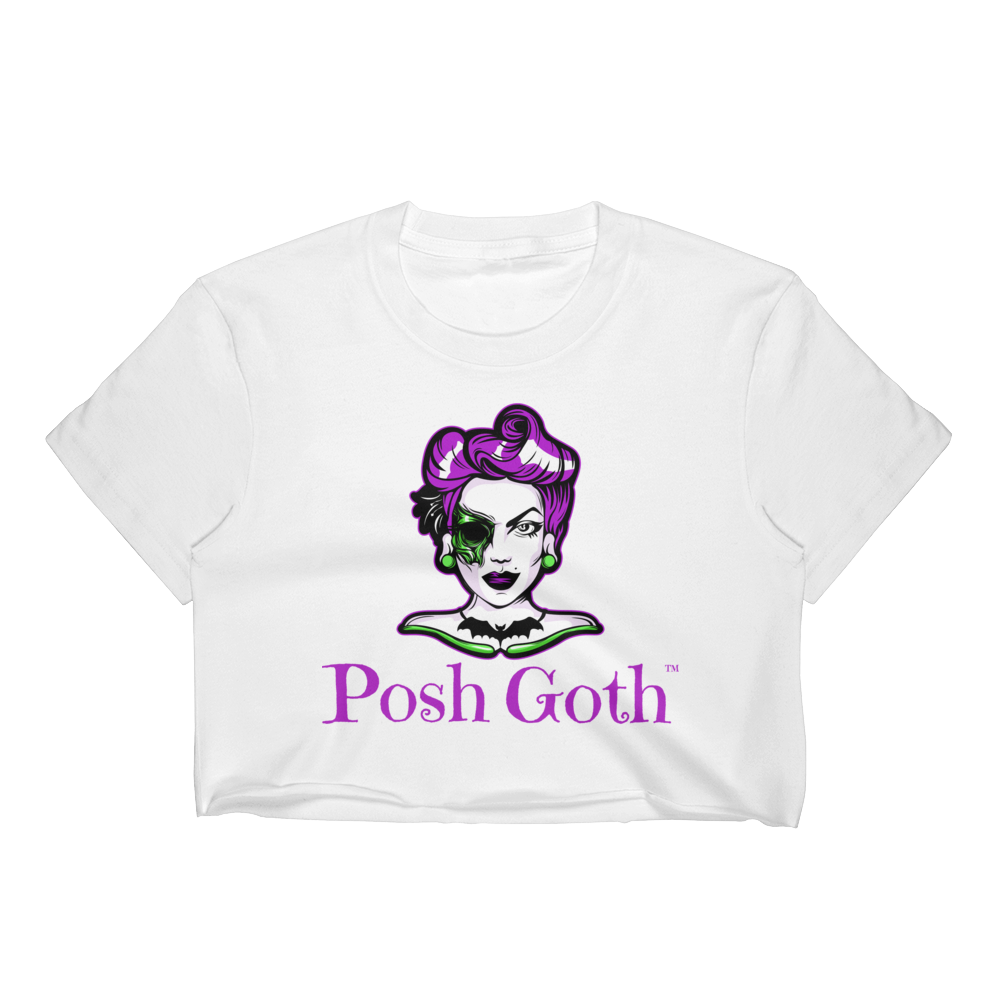 Posh Goth Women's Crop Top - Posh Goth -  