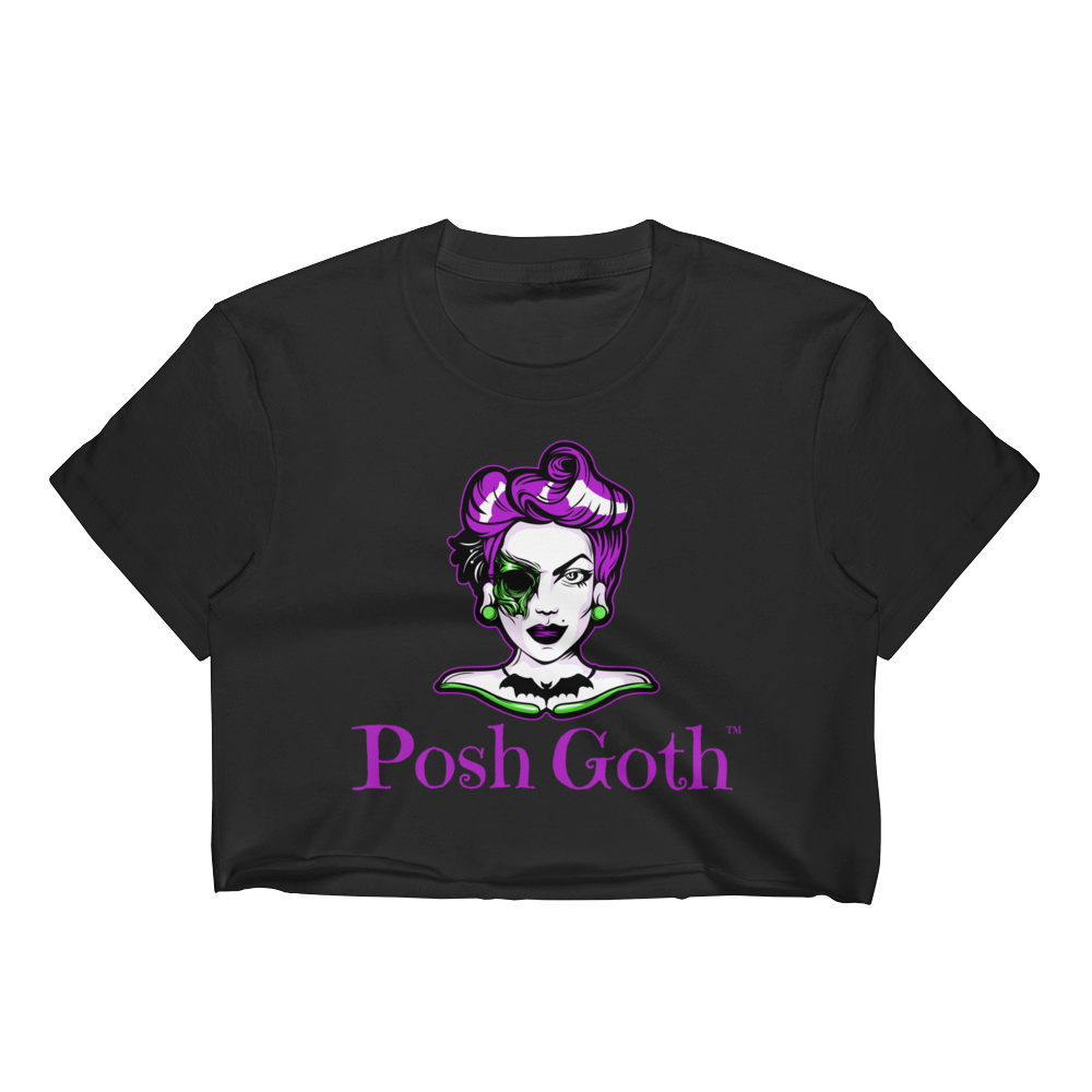 Posh Goth Women's Crop Top - Posh Goth -  