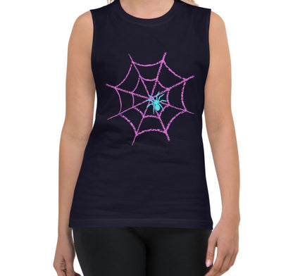 THE WEBS WE WEAVE Goth Muscle Shirt